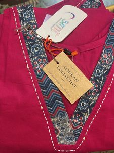 Fuscia Pink Cotton Co-Ord Set