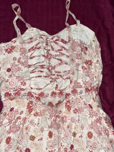 Boho Floral Print Mini Dress