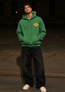 H&M Green Graphic Print Hoodie