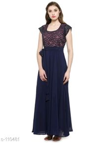 Floor Length Plus Size Gown.