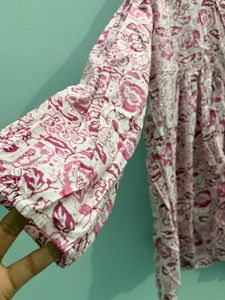 Floral Print Kurta