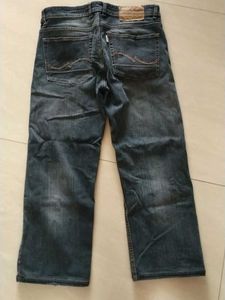 Men's Dark Wash Denim Jeans
