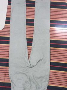 Stylish Grey Textured Trousers
