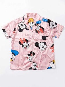 Micky mouse Character Pajama Set (pink)