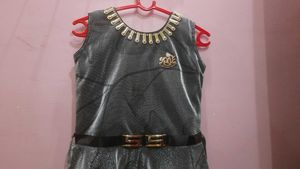 Stylish Grey Ethnic Gown