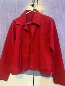 Red Button-Up Jacket