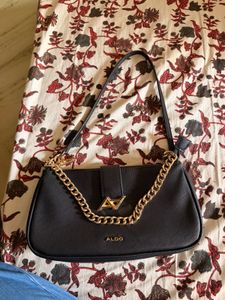 ALDO Black Chain Shoulder Bag