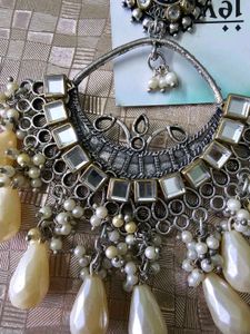 ✨ Beautiful Oxidised Statement earrings Set for Sa