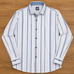 Men's Striped Long Sleeve Shirt