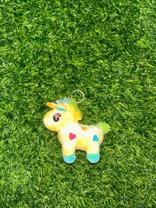 Cute Unicorn Plush Keychain