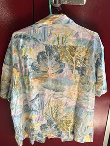 Unique Abstract Print Short Sleeve Shirt