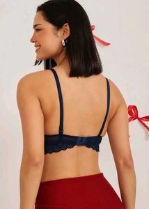 Clovia Padded Non-Wired Bralette in Dark