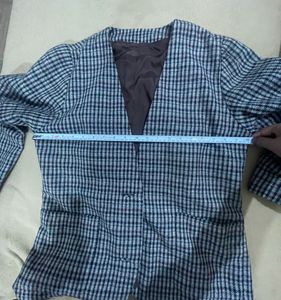 🌈Vintage Check Blazer 🩷