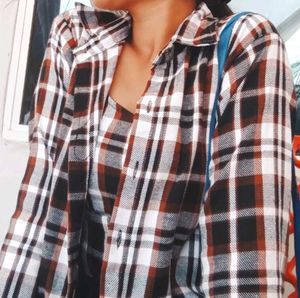 Classic Plaid Button-Up Shirt