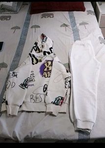 Zara Graffiti print Hoodie and track pant set