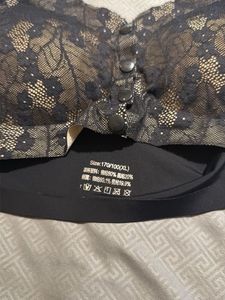 Elegant Lace Front-Button Bra
