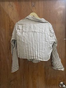Striped Button-Down Shirt