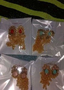 Kashmir Earrings - Set of 4