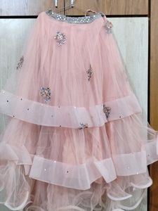 Pink Embellished Lehenga