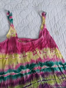 Bohemian Tie-Dye Maxi Dress