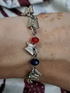 Combo Of Beautiful Crysta Hoops and Bracelet