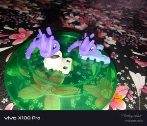 Cute Purple Dragon Figurines
