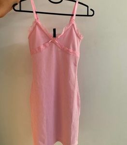 Lace Trimmed Dress