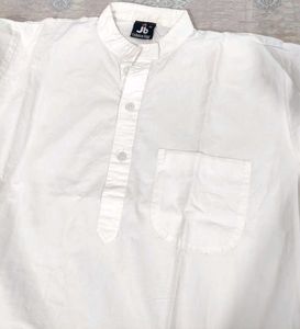 JB Exclusive Wear White Kurta