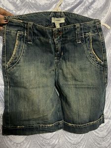 Blue Denim Shorts