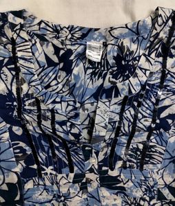 Blue Tunic Top