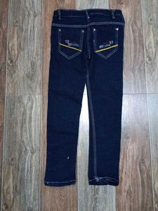 Classic Dark Wash Denim Jeans