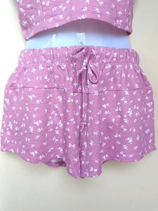 forever21 Cute Floral Print nightsuits Set