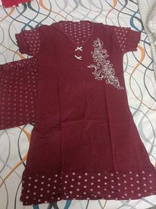 Cozy Burgundy Pajama Set