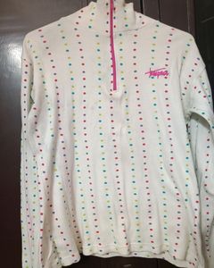 High Neck Thin  Sweatshirt