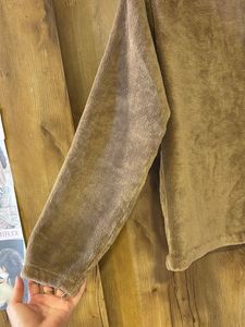 Studio Brown Fuzzy Long Sleeve Top
