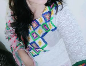 Phulkari Dupatta Suit
