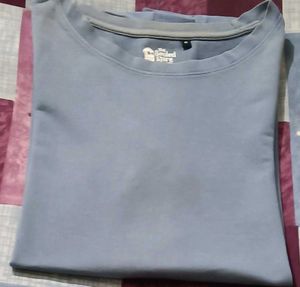 Men's Blue Crew Neck T-Shirt
