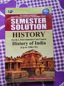 History of India Semester Solution Book
