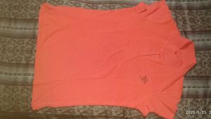 Coral Star Sparkle Tee