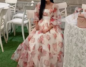 Floral Print Maxi Dress