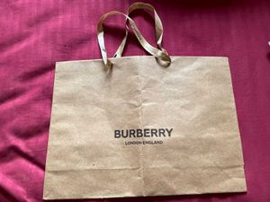Authentic Burberry Shopping paper bag