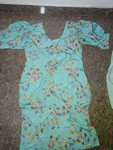 Floral Print  silk suit