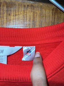 H&amp;M Titan Red Sweatshirt- NFL Edition