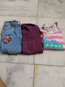 Floral Denim Free one tishart