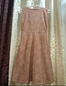 Light Brown Midi Dress