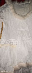 Women's flared fur top