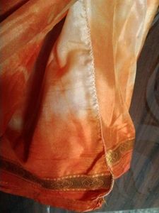Only One Time Used Sarees ...Pico And Fall Lga Hai