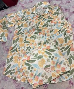 Floral Print casual cotton  co-ord set