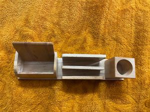 3 In 1 Wooden Desk Organizer
