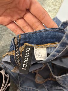 Denim Spaghetti Strap Mini Dress